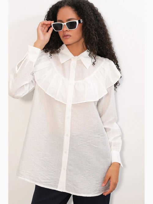 Chemise longue ample texturée bdart - Kiabi