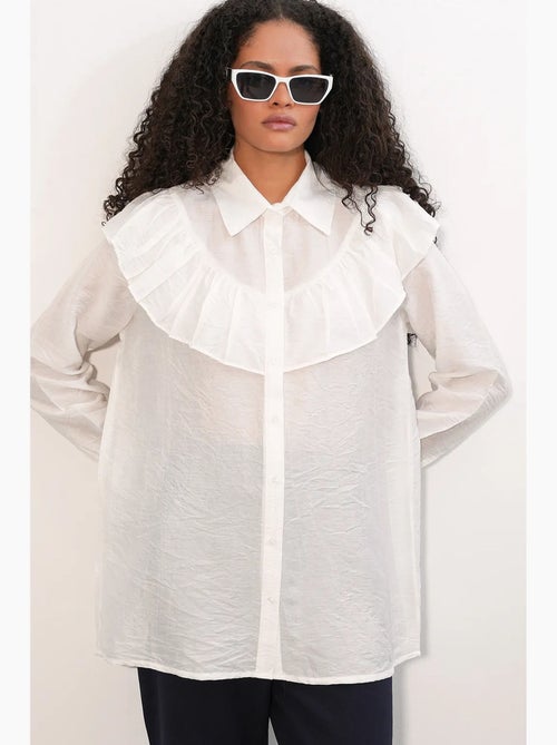 Chemise longue ample texturée bdart - Kiabi