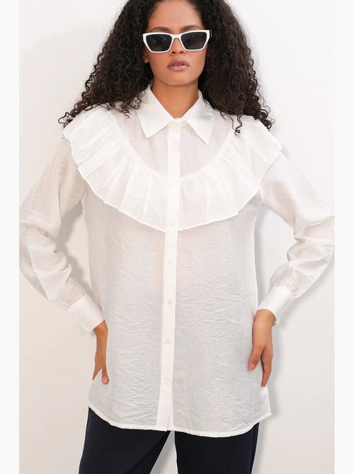 Chemise longue ample texturée bdart - Kiabi
