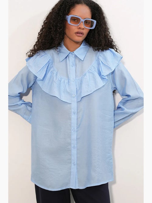 Chemise longue ample texturée bdart - Kiabi