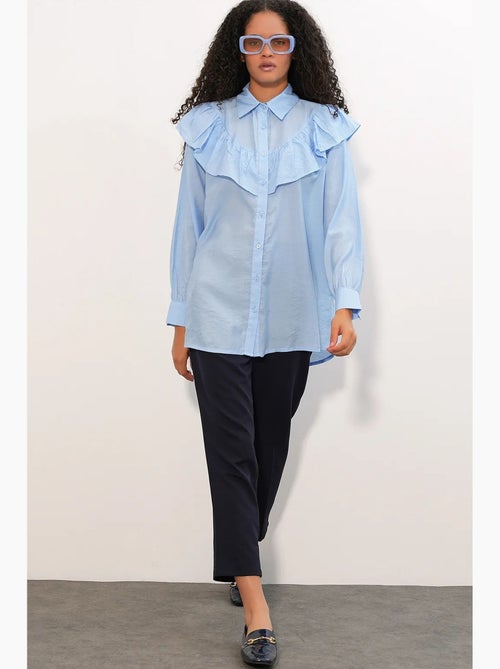 Chemise longue ample texturée bdart - Kiabi