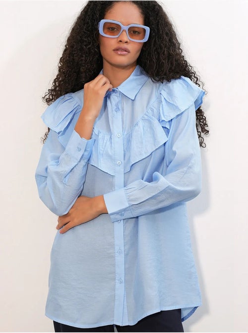 Chemise longue ample texturée bdart - Kiabi