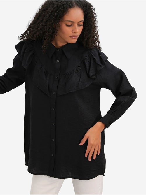 Chemise longue ample texturée bdart - Kiabi