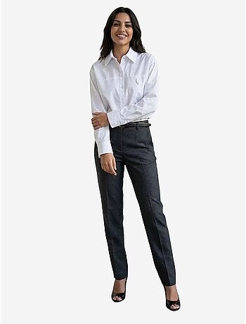Chemise longue en coton texturé my fashion