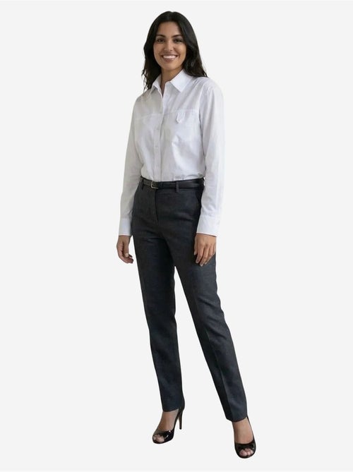 Chemise longue en coton texturé my fashion - Kiabi