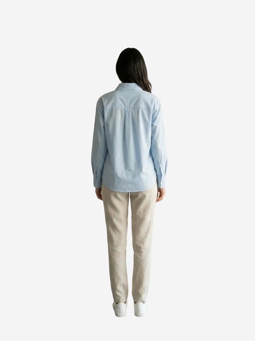 Chemise longue en coton texturé my fashion - Kiabi