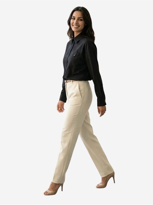 Chemise longue en coton texturé my fashion - Kiabi