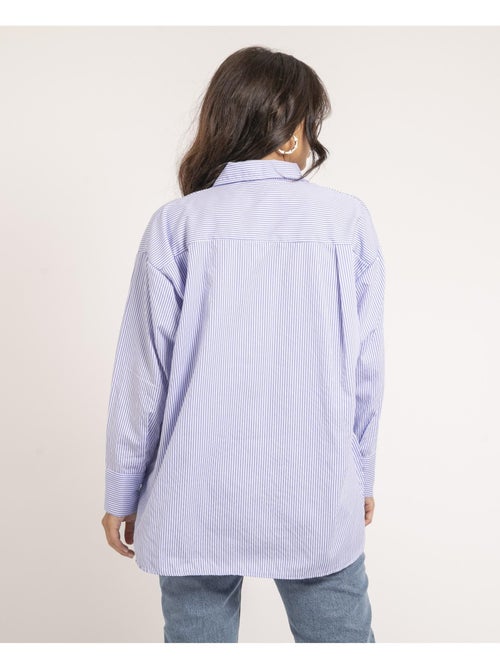 Chemise longue rayures olaure - Kiabi