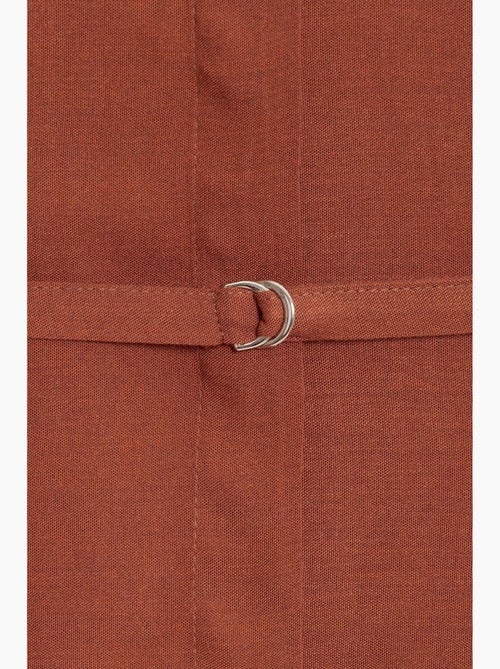 Chemise longue tissée avec ceinture dilvin - Kiabi