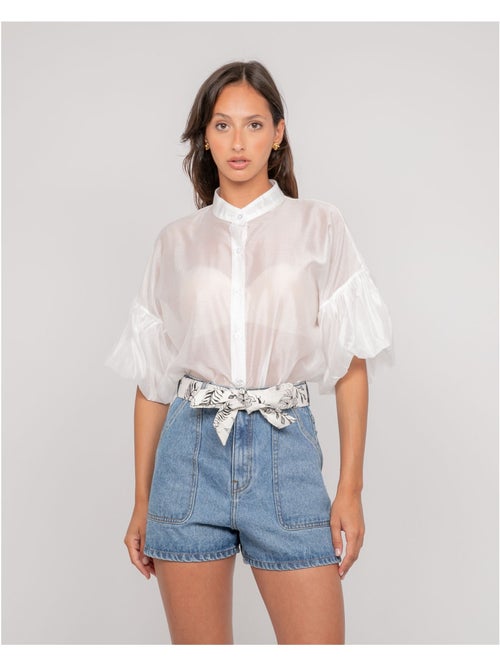 Chemise manches ballons otela - Kiabi Chemise manches ballons otela - Kiabi