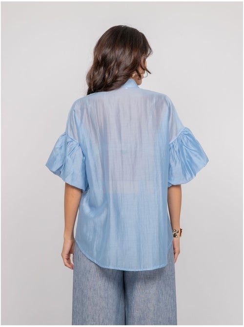 Chemise manches ballons otela - Kiabi Chemise manches ballons otela - Kiabi