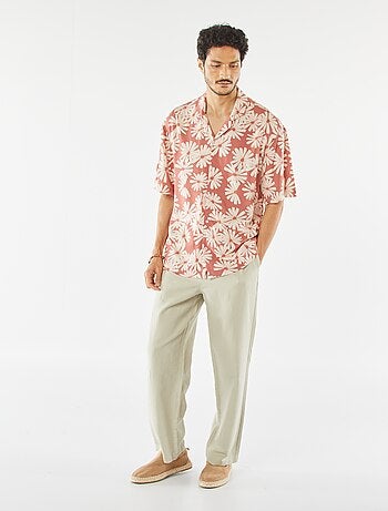 Chemise manches courte à motif