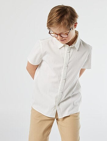 Chemise manches courtes - collection facile à enfiler