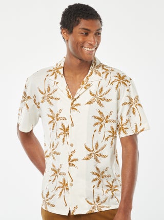 Chemise manches courtes à motif