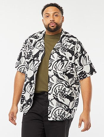 Chemise manches courtes à motif