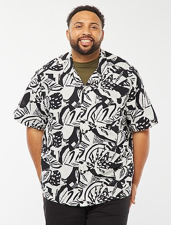 Chemise manches courtes à motif