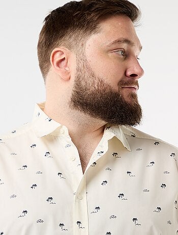 Chemise manches courtes à motif