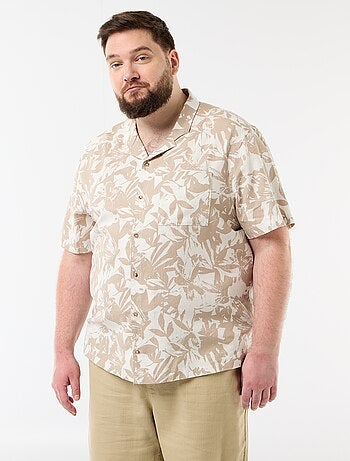 Chemise manches courtes à motif