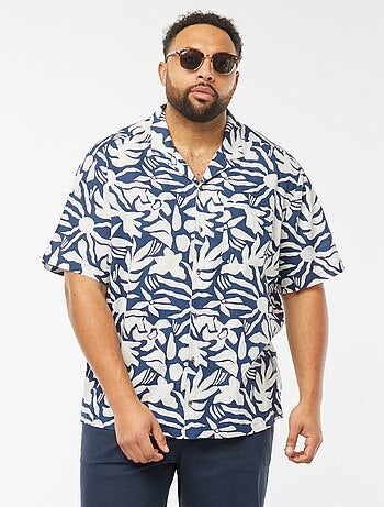 Chemise manches courtes à motif