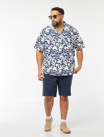 Chemise manches courtes à motif