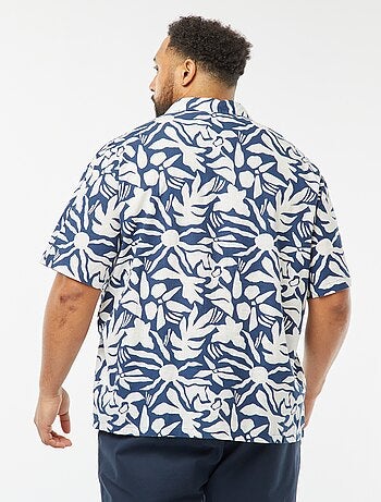Chemise manches courtes à motif