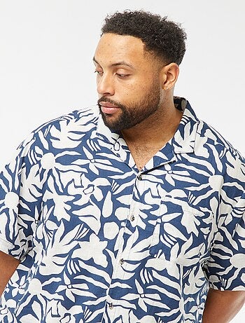 Chemise manches courtes à motif