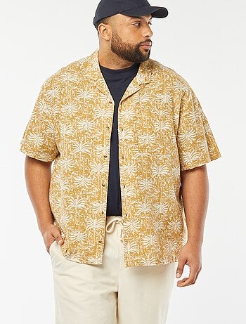 Chemise manches courtes à motif
