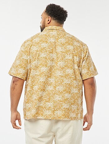 Chemise manches courtes à motif