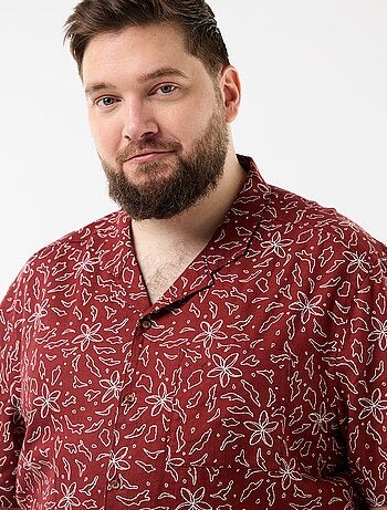 Chemise manches courtes à motif