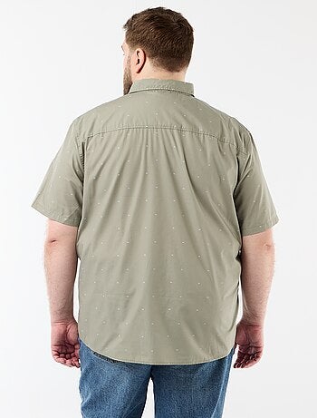 Chemise manches courtes à motif