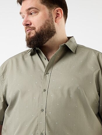 Chemise manches courtes à motif