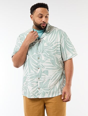 Chemise manches courtes à motif