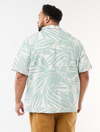 Chemise manches courtes à motif