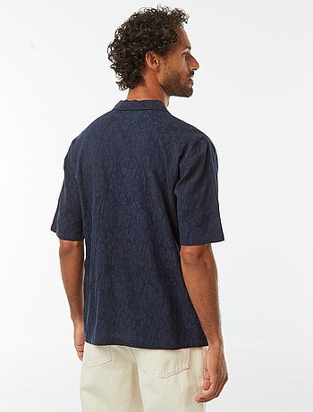 Chemise manches courtes avec broderies