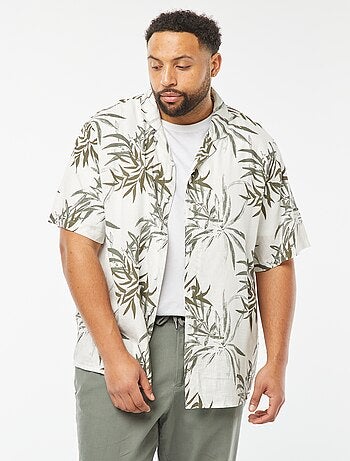 Chemise manches courtes avec motif