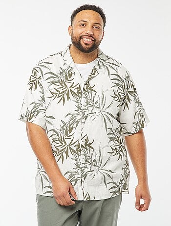 Chemise manches courtes avec motif