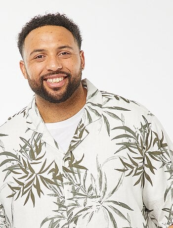 Chemise manches courtes avec motif