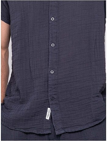 Chemise manches courtes coton doumaki