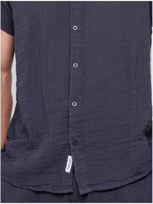 Chemise manches courtes coton doumaki - Kiabi