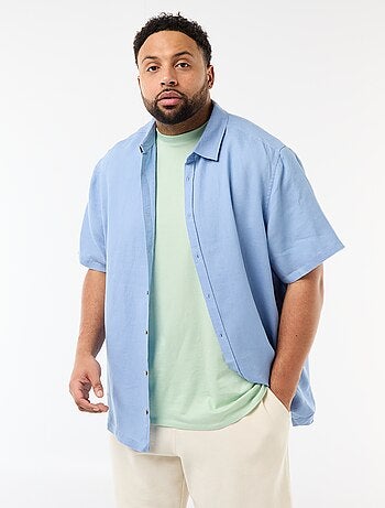 Chemise manches courtes en lin