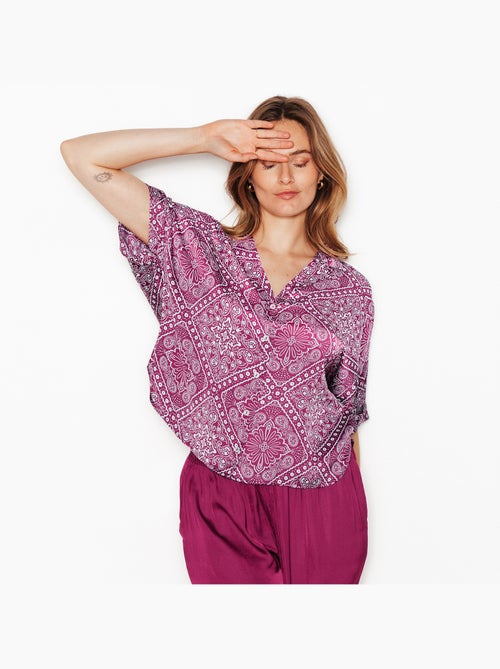 Chemise manches courtes girly - rougegorge lingerie - Kiabi Chemise manches courtes girly - rougegorge lingerie - Kiabi