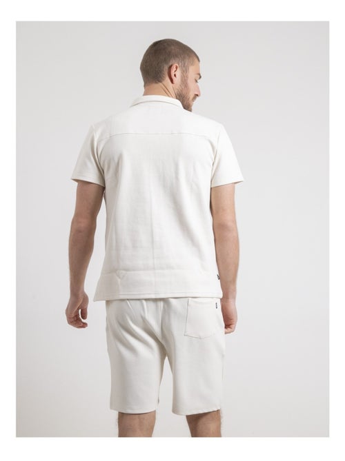 Chemise manches courtes maille coton datacuba - Kiabi