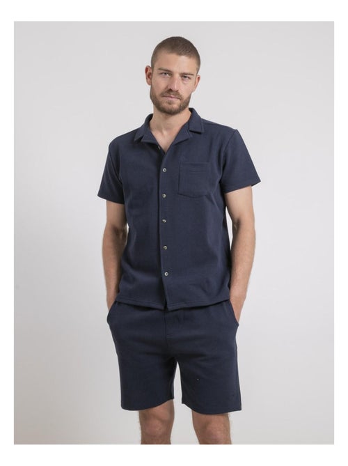 Chemise manches courtes maille coton datacuba - Kiabi