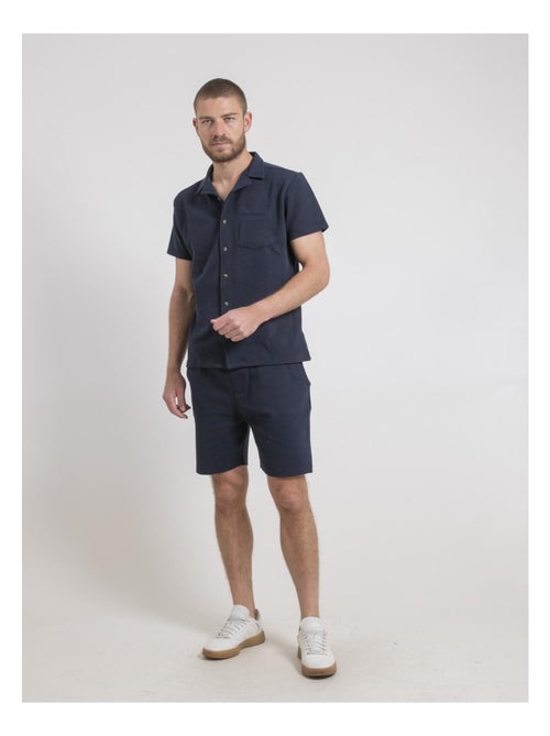 Chemise manches courtes maille coton datacuba - Kiabi