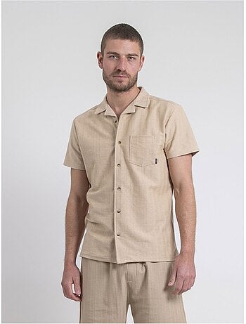 Chemise manches courtes maille coton dojoparis