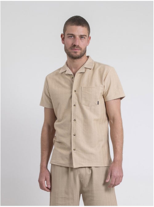 Chemise manches courtes maille coton dojoparis - Kiabi