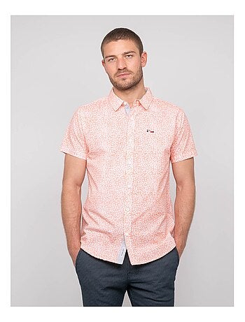 Chemise manches courtes motifs dezelua