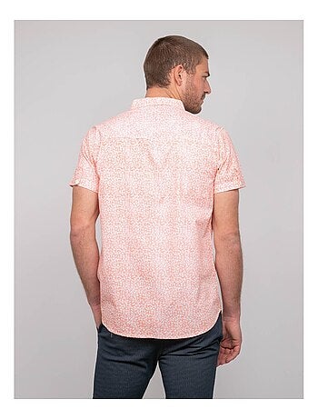 Chemise manches courtes motifs dezelua
