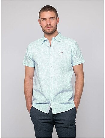 Chemise manches courtes motifs dezelua