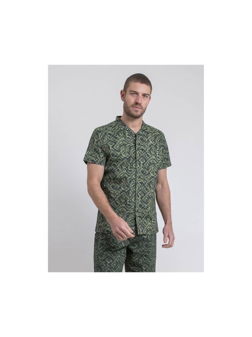 Chemise manches courtes motifs diltonik - Kiabi